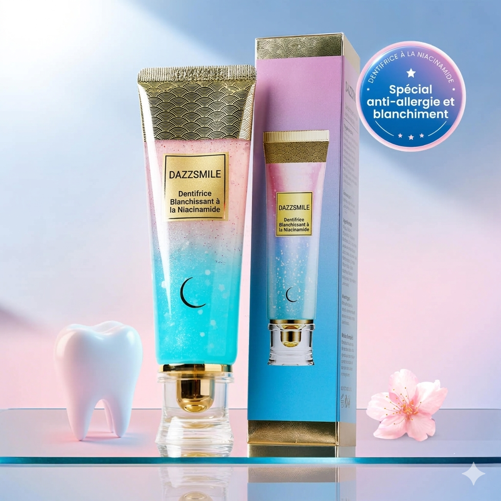 Dentifrice blanchissant à la niacinamide