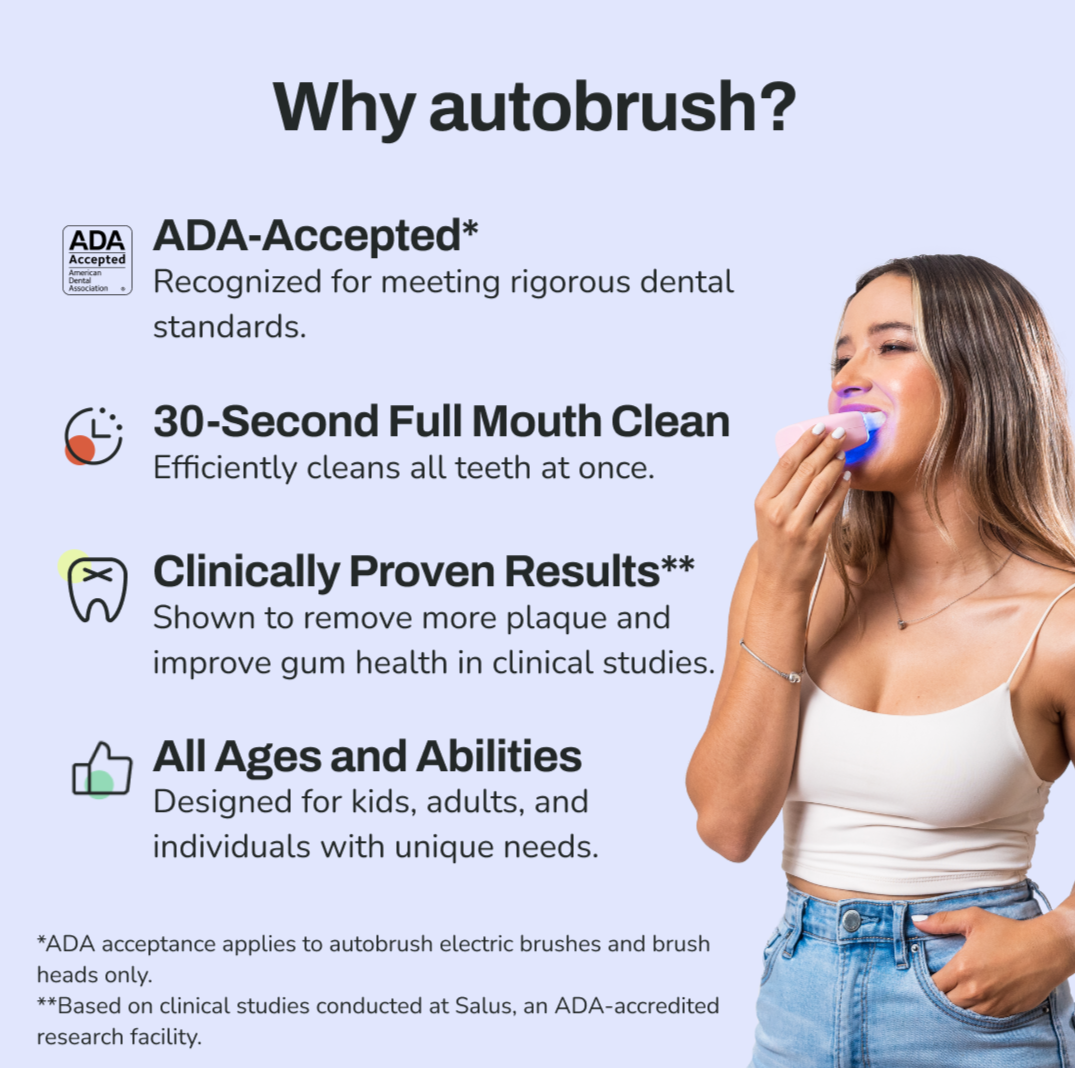 autobrush® Sonic Pro : Brosse à Dents Sonique Avancée pour Adultes